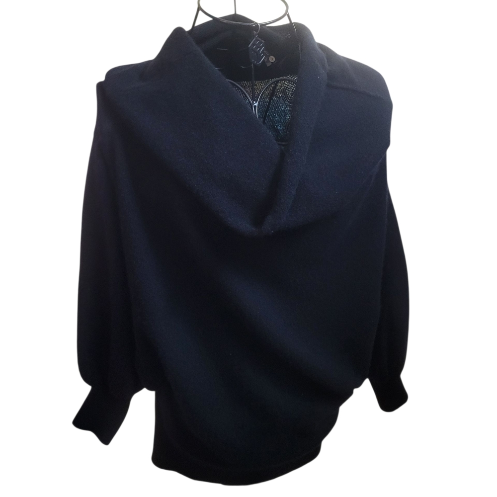 Anthropologie Black Cowl Neck Sweater